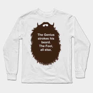 Beard Genius Long Sleeve T-Shirt